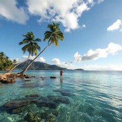 Как закат превращает пляжи в волшебное место