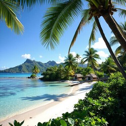 Море и люди как соседи у берега